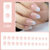 12 Sizes-24 Pcs Press On Nails C989