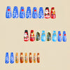 12 Sizes-24 Pcs Press On Nails Y420