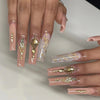 12 Sizes-24 Pcs Press On Nails JP1721
