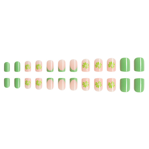 12 Sizes-24 Pcs Press On Nails C301