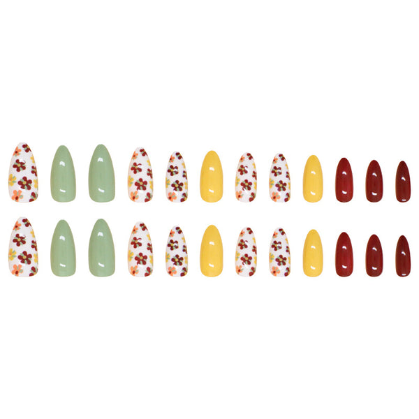 12 Sizes-24 Pcs Press On Nails W1767