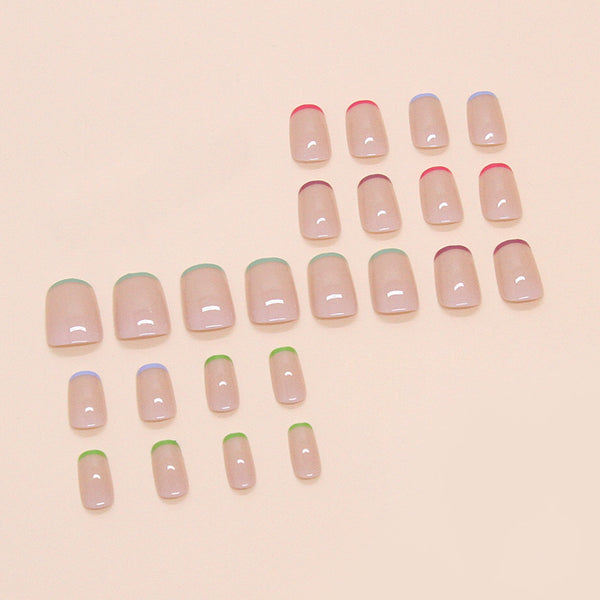 12 Sizes-24 Pcs Press On Nails W1705