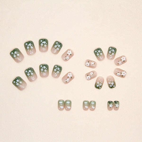12 Sizes-24 Pcs Press On Nails R750