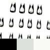 12 Sizes-24 Pcs Press On Nails JP1741