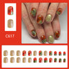 12 Sizes-24 PcsPress On Nails C617