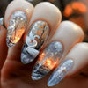 12 Sizes-24 Pcs Press On Nails Y1558