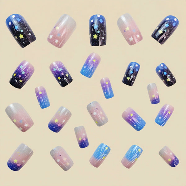 12 Sizes-24 PcsPress On Nails Y623