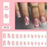 12 Sizes-24 Pcs Press On Nails W536