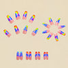 12 Sizes-24 Pcs Press On Nails Y703