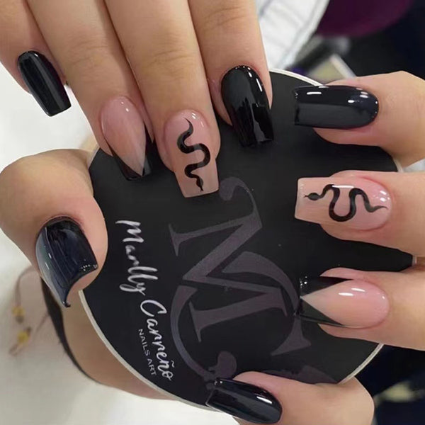 12 Sizes-24 Pcs Press On Nails W407