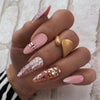 12 Sizes-24 Pcs Press On Nails W1434