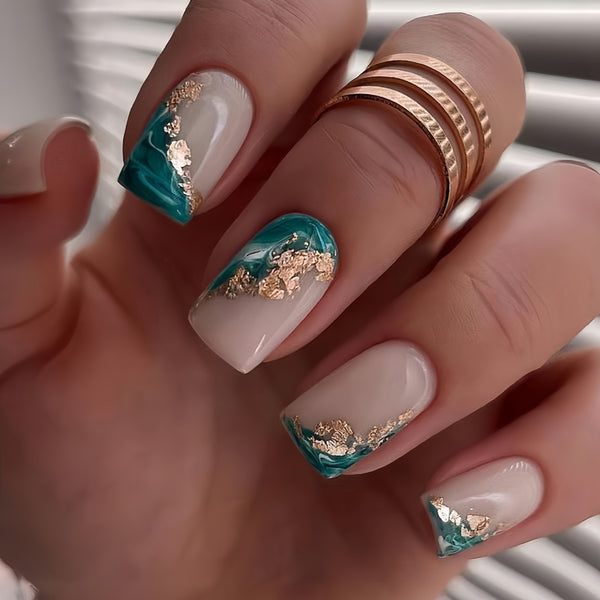12 Sizes-24 Pcs Press On Nails Y009