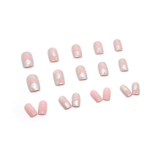 12 Sizes-24 Pcs Press On Nails W245