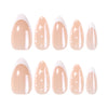 12 Sizes-24 Pcs Press On Nails JP4362