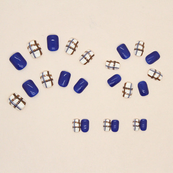 12 Sizes-24 Pcs Press On Nails R718