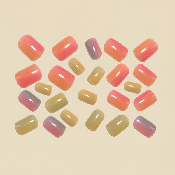 12 Sizes-24 Pcs Press On Nails Y1738