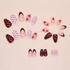 12 Sizes-24 Pcs Press On Nails W2133