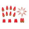 12 Sizes-24 Pcs Press On Nails Y1561