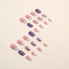 12 Sizes-24 Pcs Press On Nails W396