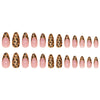 12 Sizes-24 Pcs Press On Nails W1722