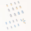 12 Sizes-24 Pcs Press On Nails JP1039