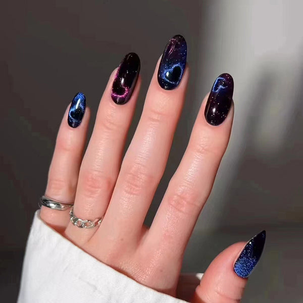 12 Sizes-24 Pcs Press On Nails W1579