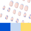 12 Sizes-24 Pcs Press On Nails JP4415