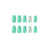 12 Sizes-24 Pcs Press On Nails JP2018