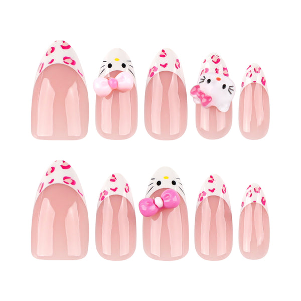 12 Sizes-24 Pcs Press On Nails JP4009
