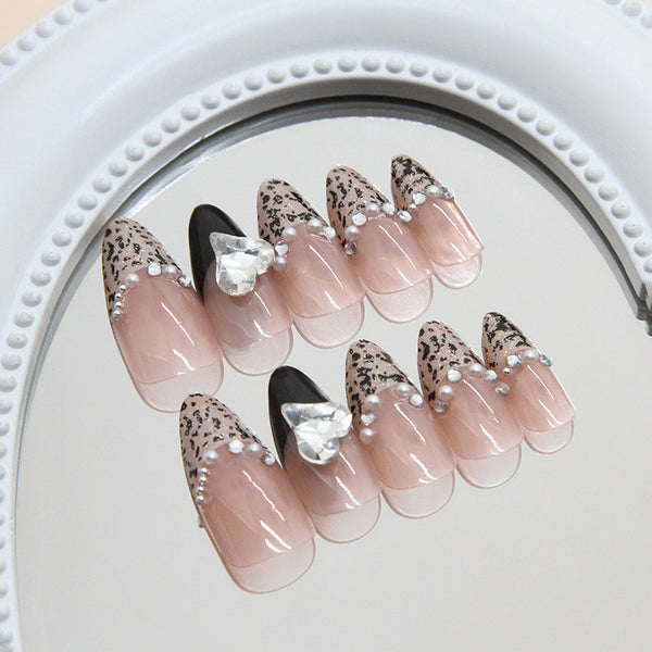 12 Sizes-24 Pcs Press On Nails Z1013