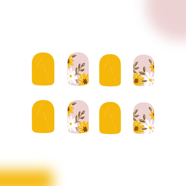 12 Sizes-24 Pcs Press On Nails C802