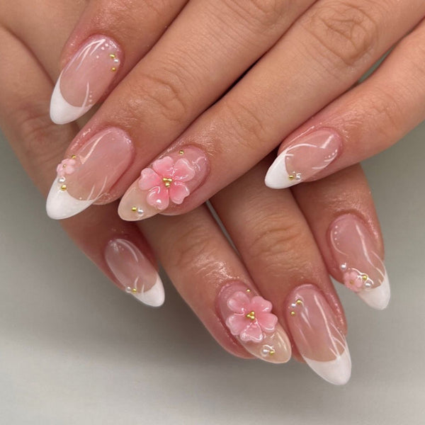 12 Sizes-24 Pcs Press On Nails JP4327