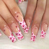 12 Sizes-24 Pcs Press On Nails JP1620