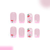 12 Sizes-24 Pcs Press On Nails C1535