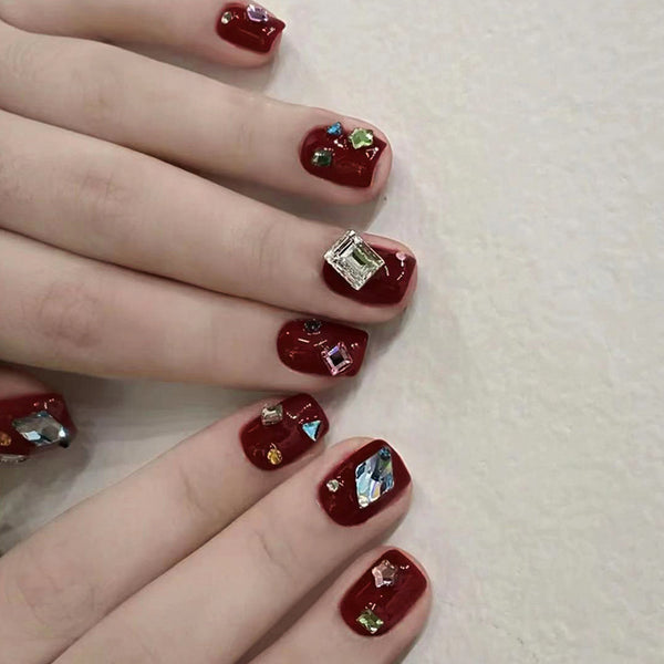 12 Sizes-24 Pcs Press On Nails Z831