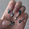 12 Sizes-24 Pcs Press On Nails JP2491