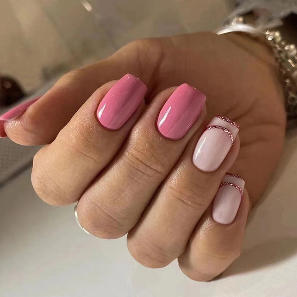 12 Sizes-24 Pcs Press On Nails W551