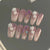 12 Sizes-24 Pcs Press On Nails Z526