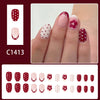 12 Sizes-24 Pcs Press On Nails C1413