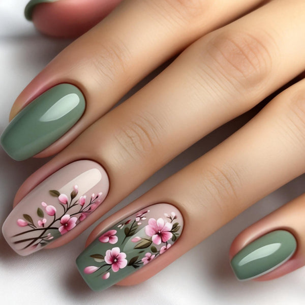 12 Sizes-24 Pcs Press On Nails Y467-2