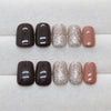 12 Sizes-24 Pcs Press On Nails R893