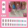 12 Sizes-24 Pcs Press On Nails W1153