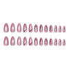 12 Sizes-24 Pcs Press On Nails W2124