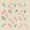 12 Sizes-24 Pcs Press On Nails Y909