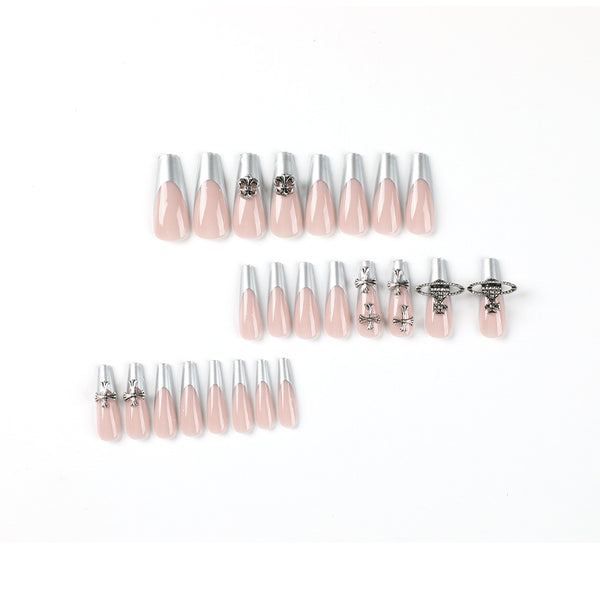 12 Sizes-24 Pcs Press On Nails JP2347
