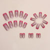 12 Sizes-24 Pcs Press On Nails W1270