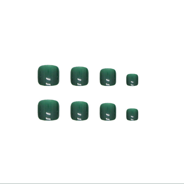 12 Sizes-24 Pcs Press On Nails F030