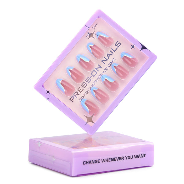 Glamhalo Premiere 30pcs Press On Nails – Eco-Friendly Perfect Fit - GD18