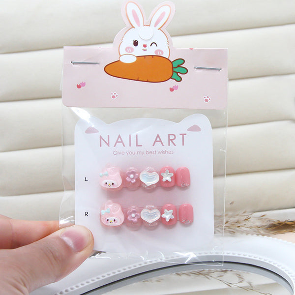 12 Sizes-24 Pcs Press On Nails K031
