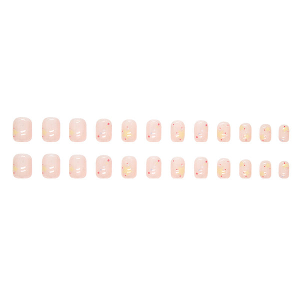 12 Sizes-24 Pcs Press On Nails R711